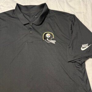 **EUC** Mens Nike Steelers Polo